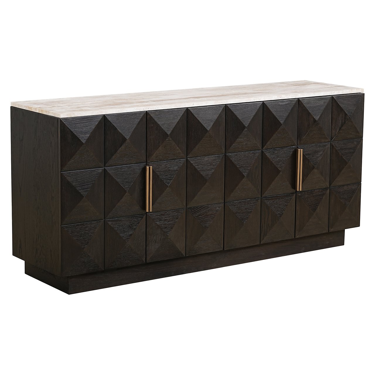 Sideboard Claremont 4-türig (Brown)