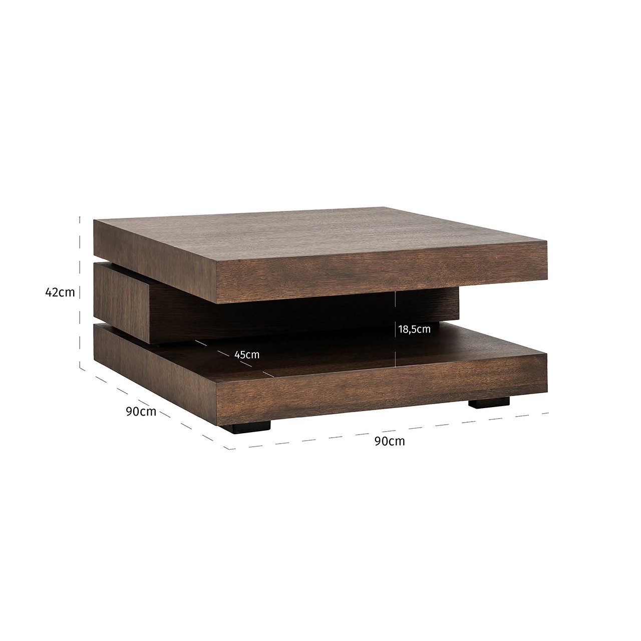 Couchtisch Oakura (Brown)