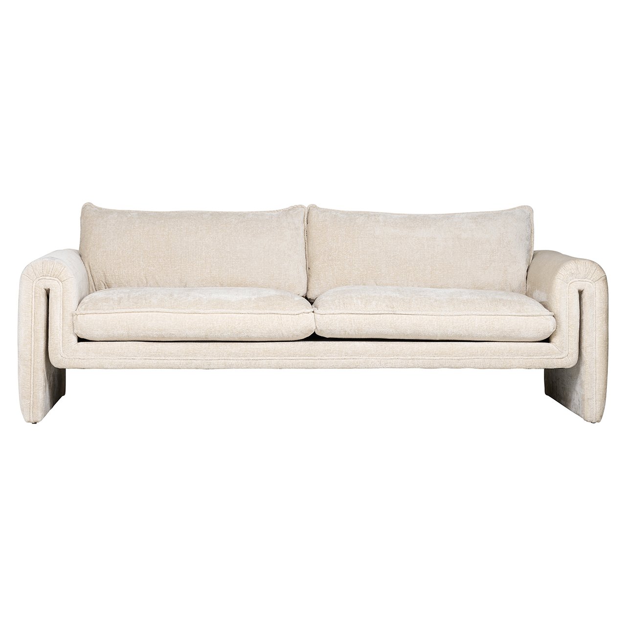 Couch Sandro white chenille (Bergen 900 white chenille)