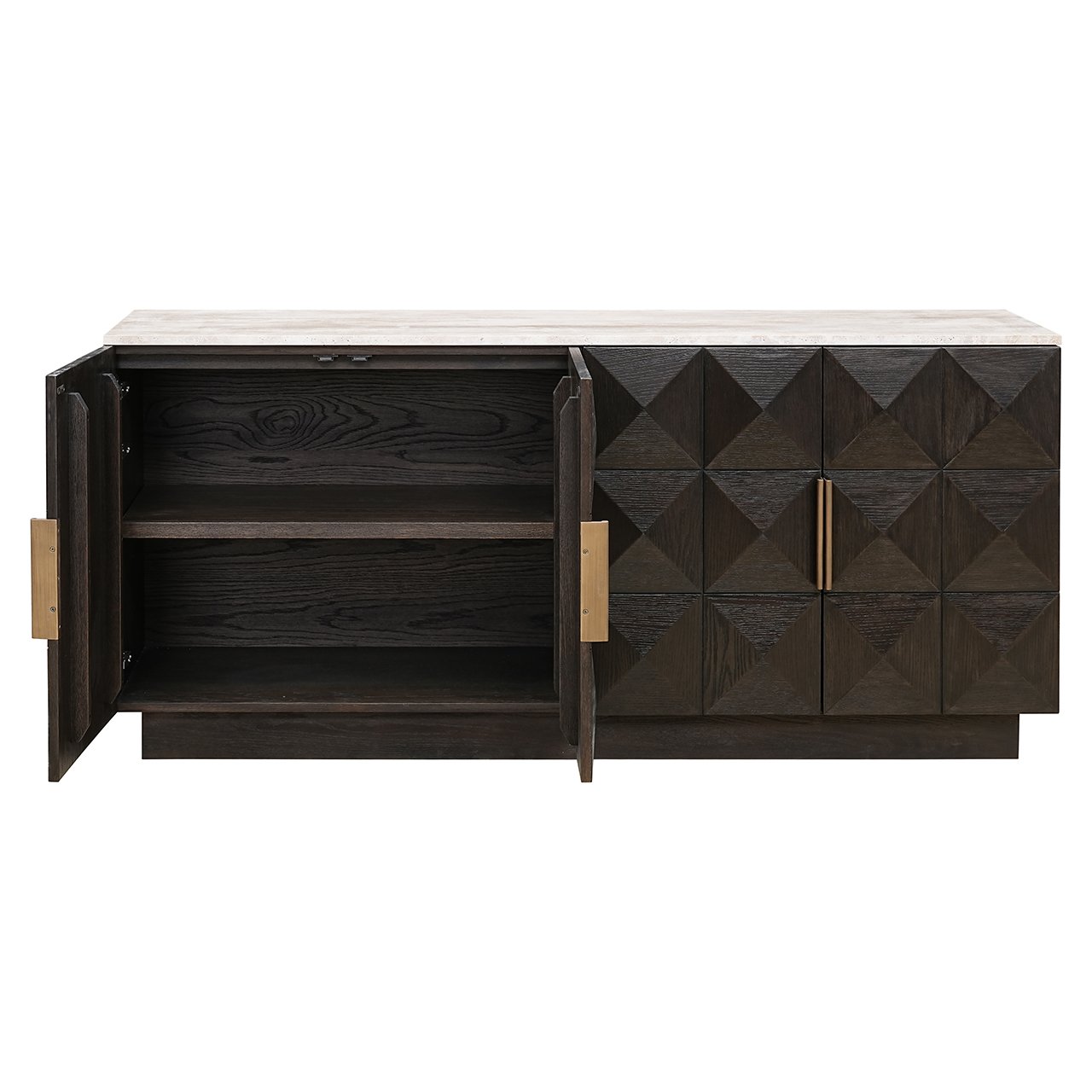 Sideboard Claremont 4-türig (Brown)