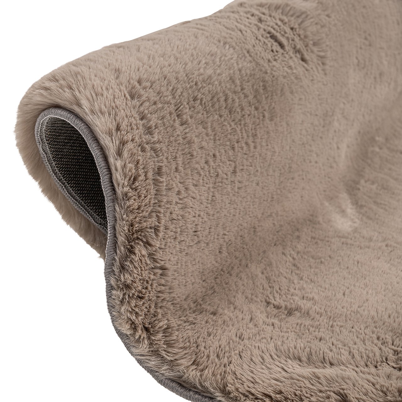 Teppich Saifo Furry 160Ø (Sand)