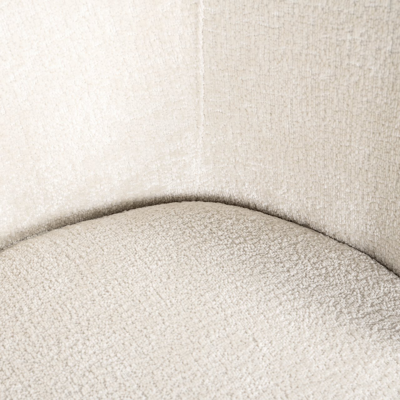 Stuhl Amphara white chenille fire retardant (FR-Bergen 900 white chenille)