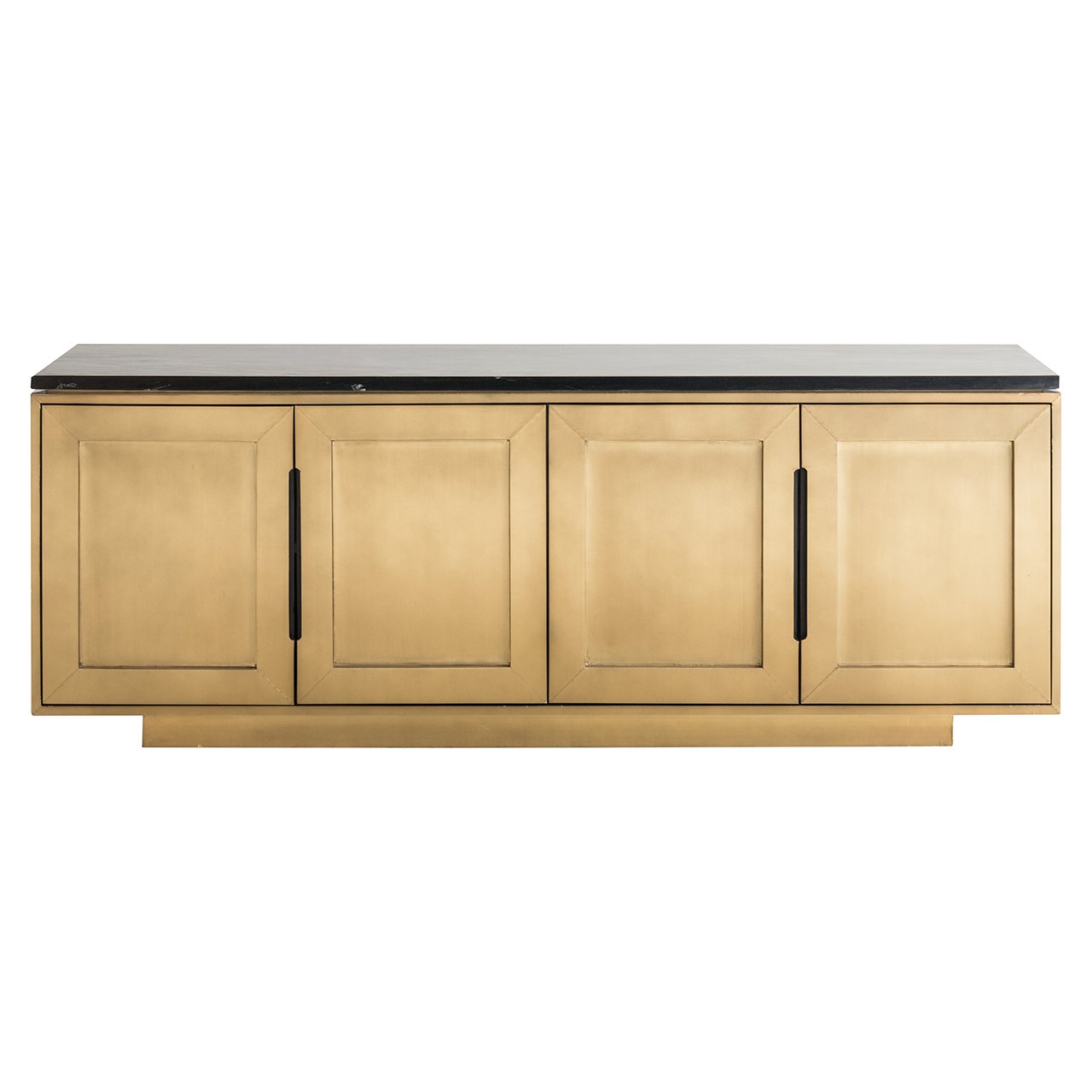 Sideboard Finsbury 4-türig (Black/gold)