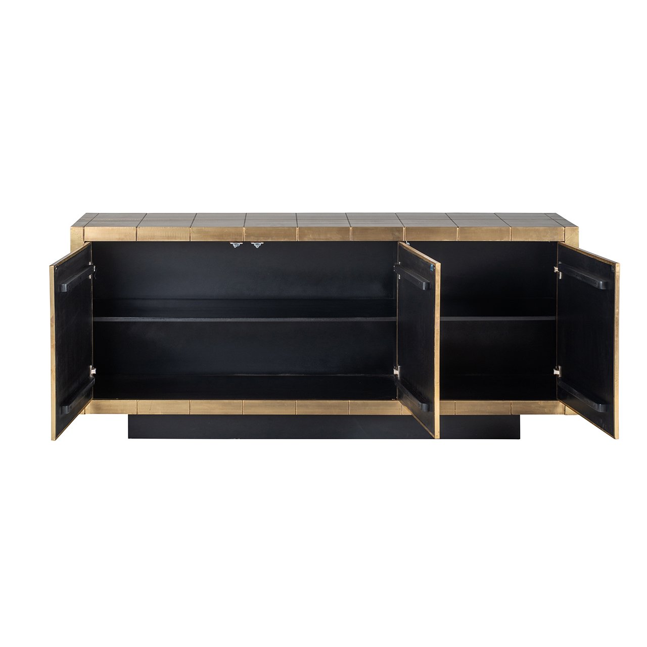 Sideboard Collada 3-Türen (Brushed Gold)