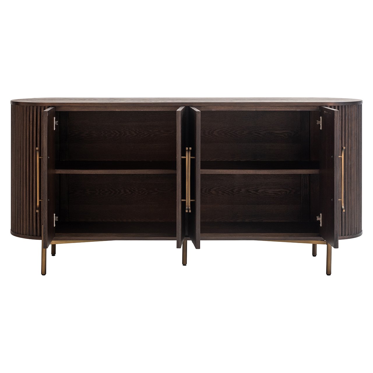 Sideboard Luxor 4-türig (Brown)