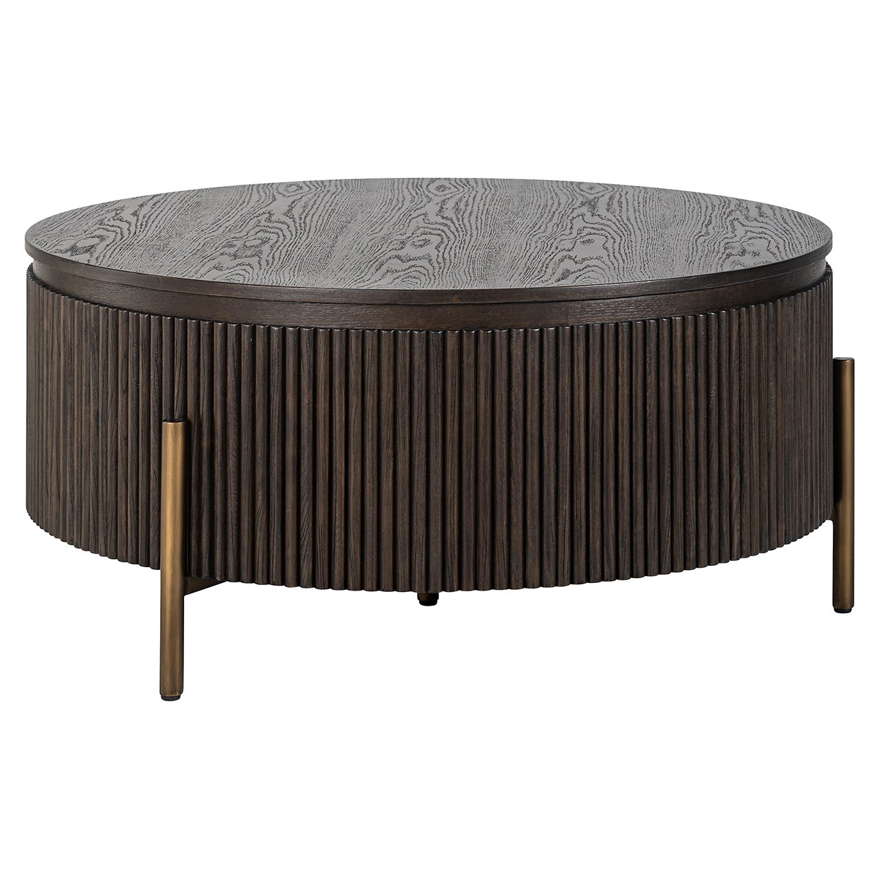 Couchtisch Luxor 95Ø (Brown)