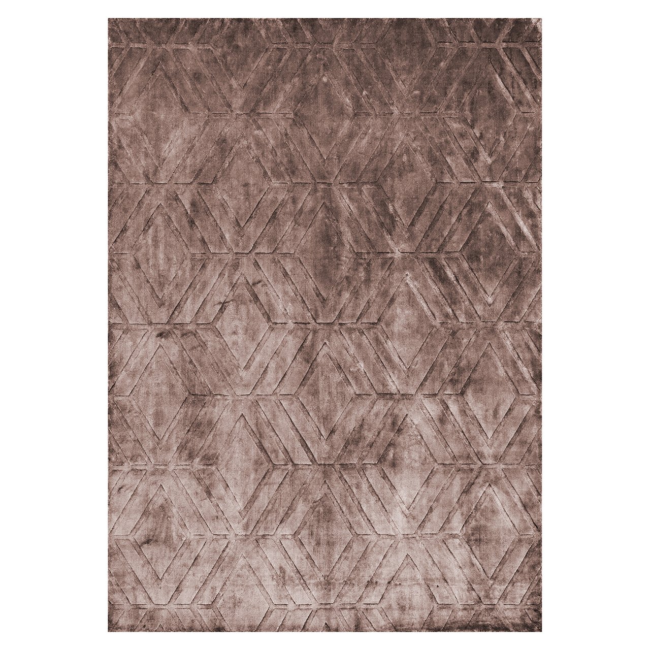 Teppich Yoeri dunkelbraun 200x300 (Brown)