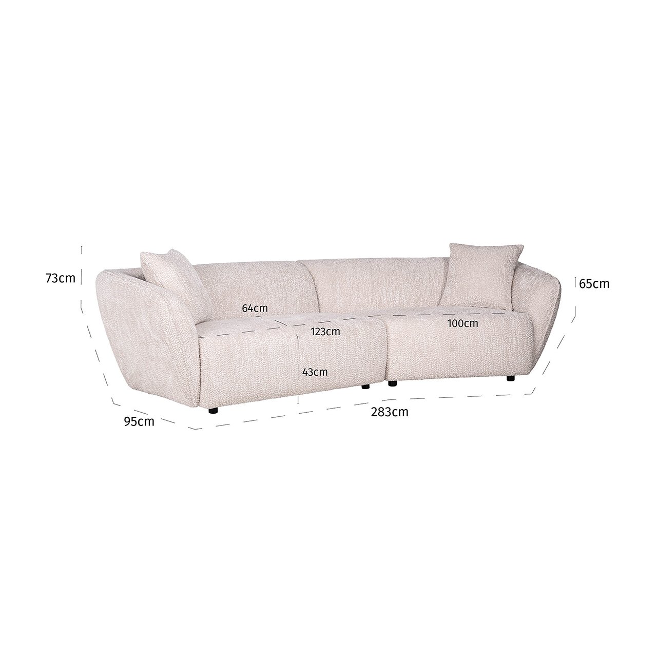 Couch Armand lovely cream (Be Lovely 11 Cream)