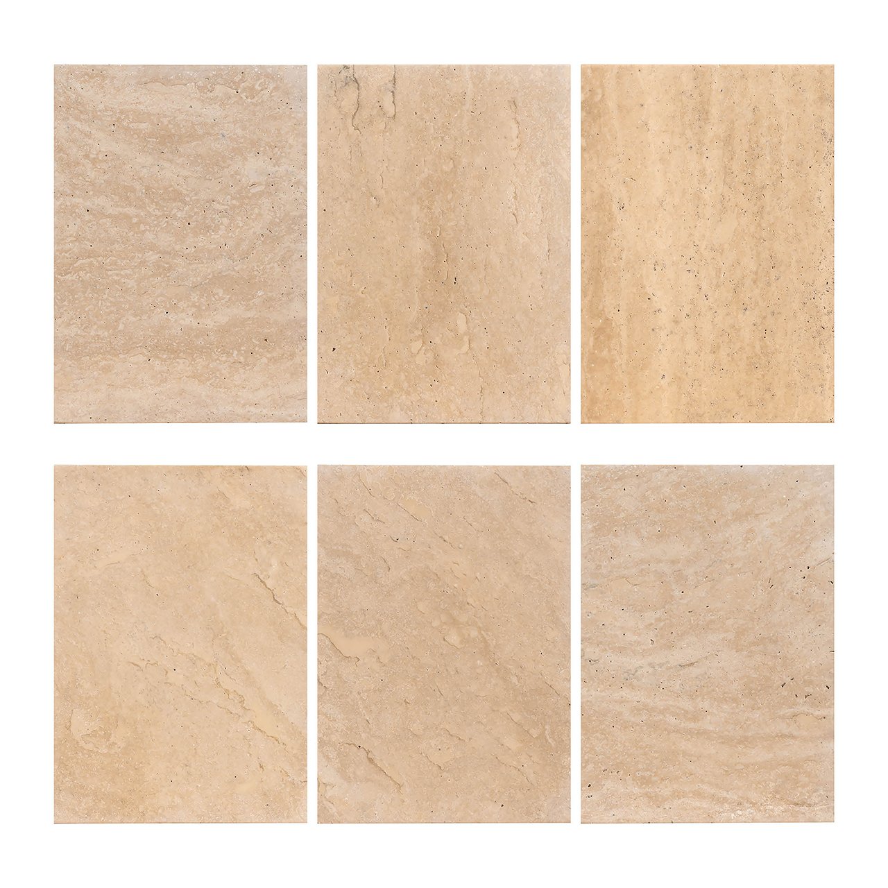 Beistelltisch Biltmore Italienischer Travertin (Beige)