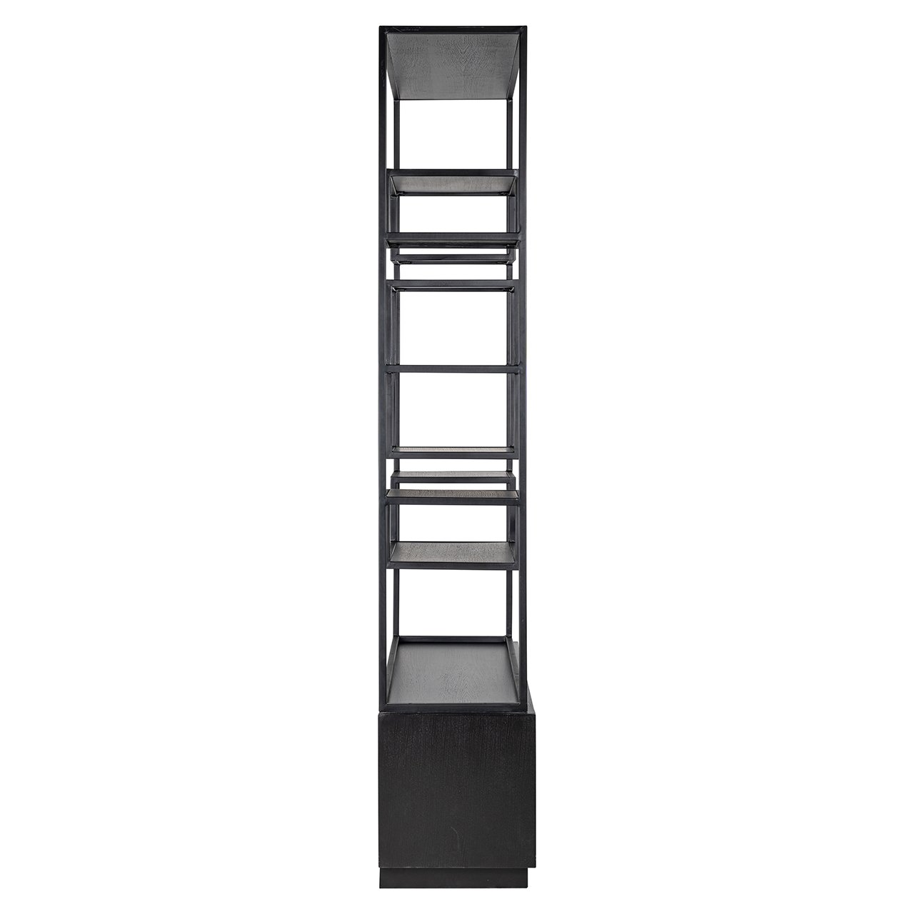 Wandschrank Bonvoy schwarz 2 Schubladen (Black)