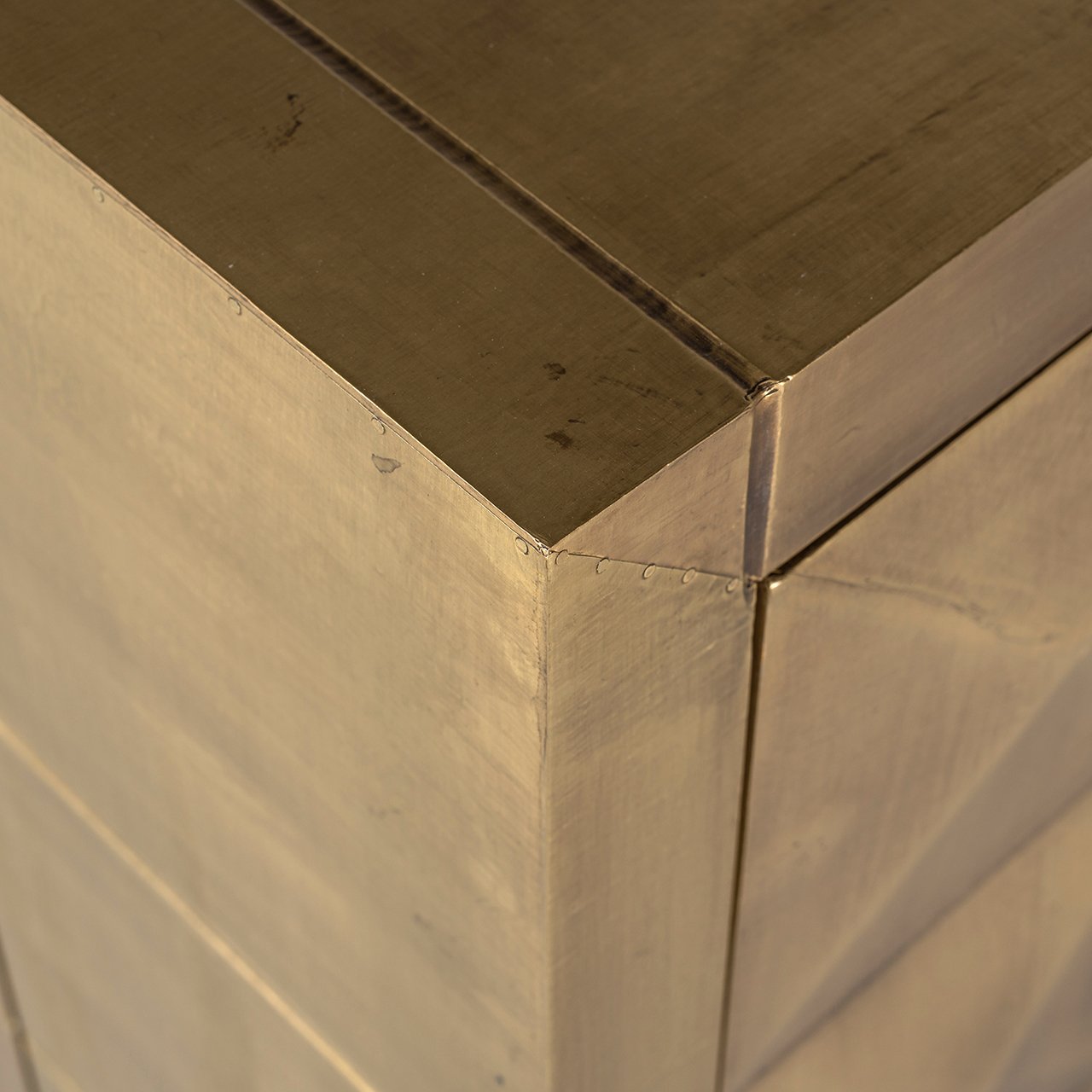 Sideboard Collada 3-Türen (Brushed Gold)