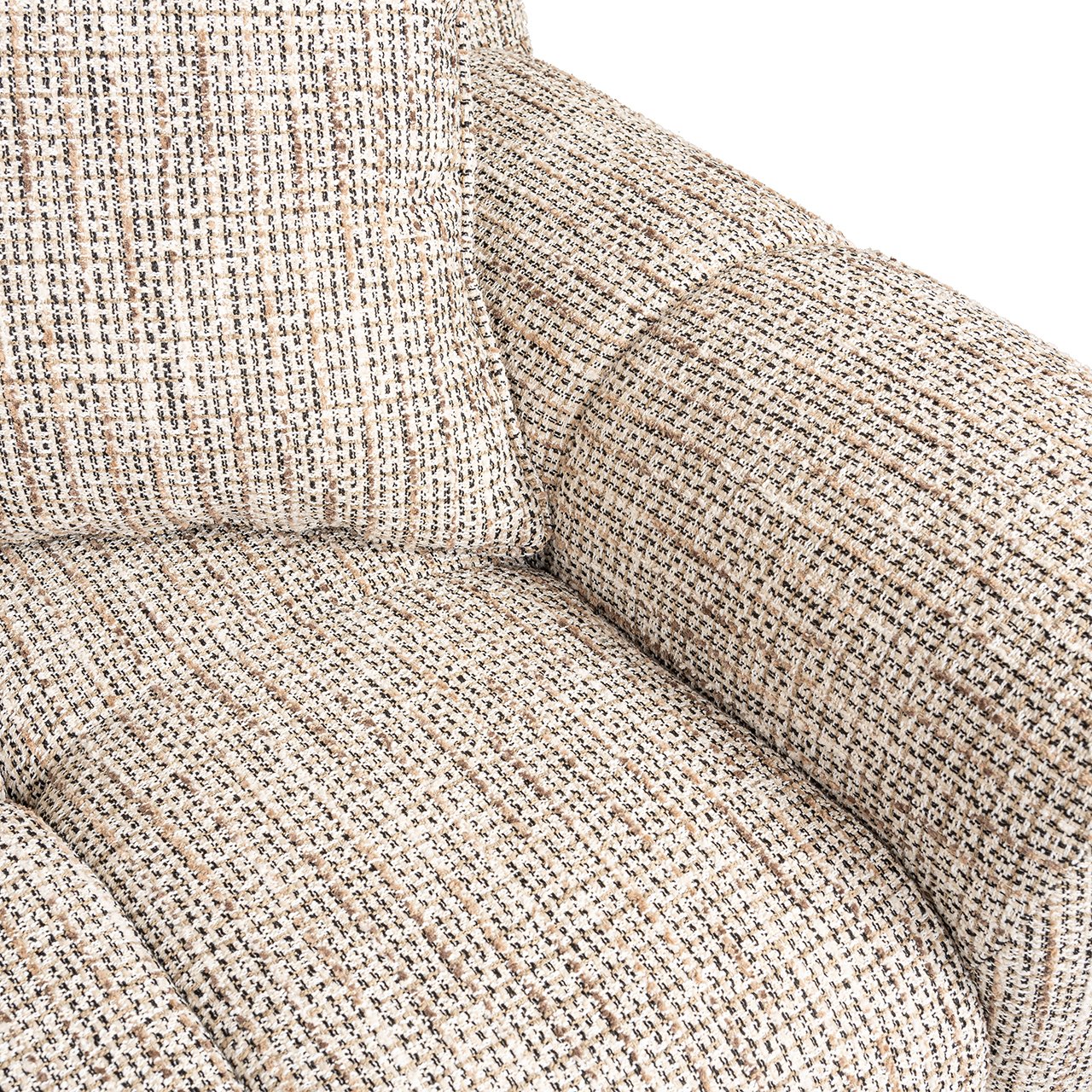 Sofa Hazel 3-Sitzer + Lounge links trendy nature (Be Trendy 01 Nature)