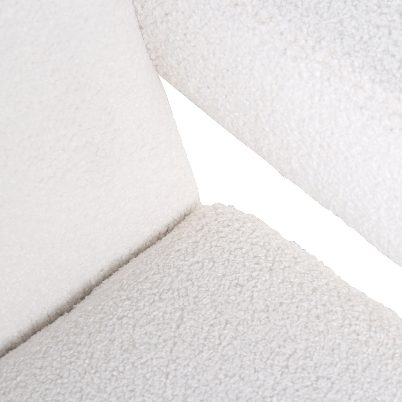 Sessel Casey white furry fire retardant (Himalaya 900 white furry)