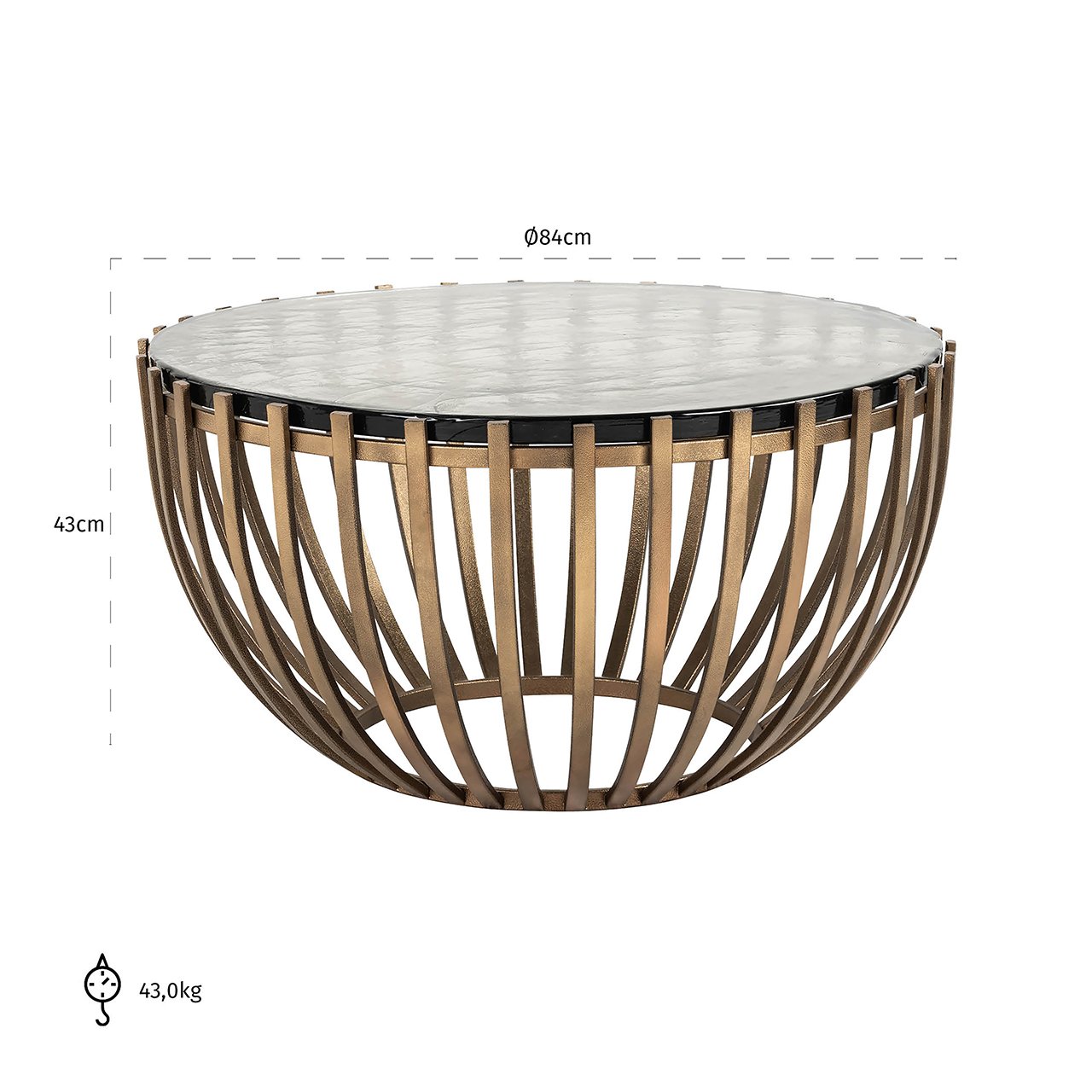 Couchtisch Volante 83Ø