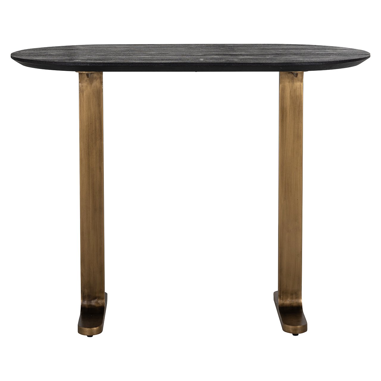 Bar Tisch Revelin oval (Black/gold)