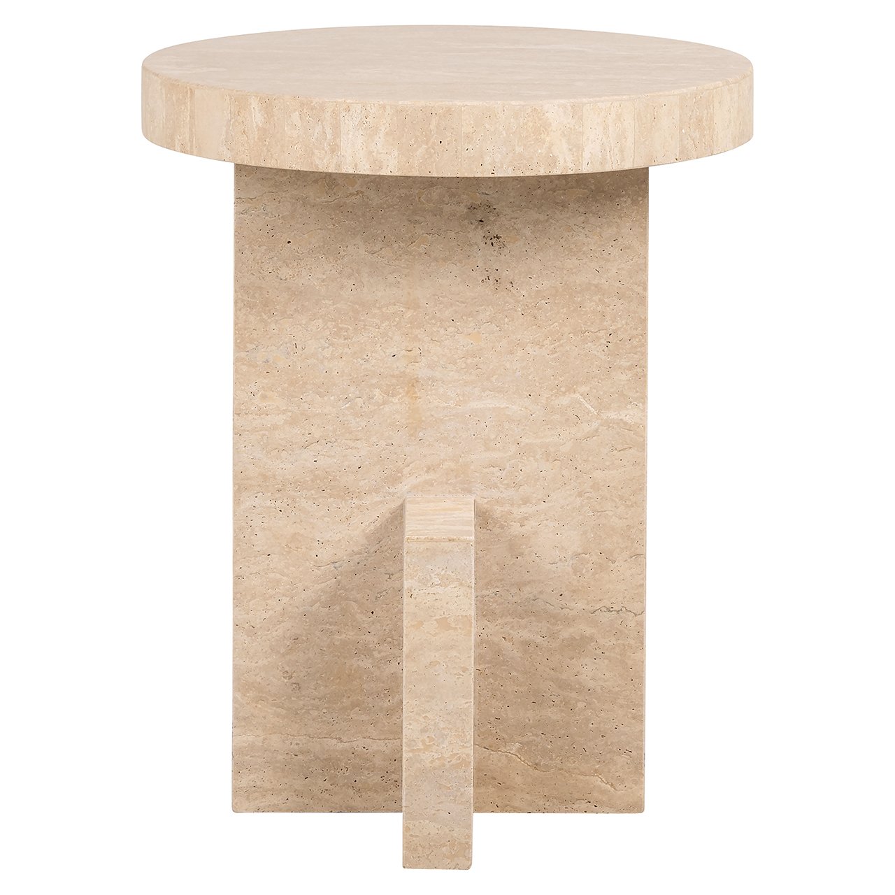 Beistelltisch Biltmore Italienischer Travertin (Beige)