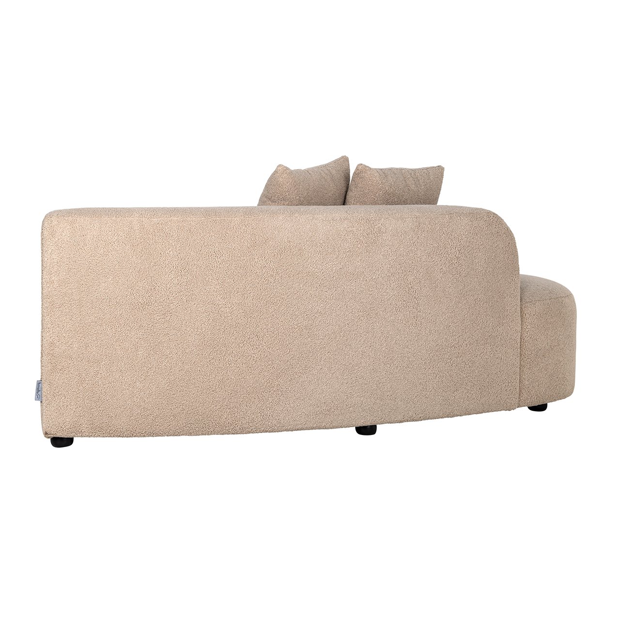 Couch Grayson ottoman links sand furry|rechts gepolstert (Himalaya 902 sand furry)