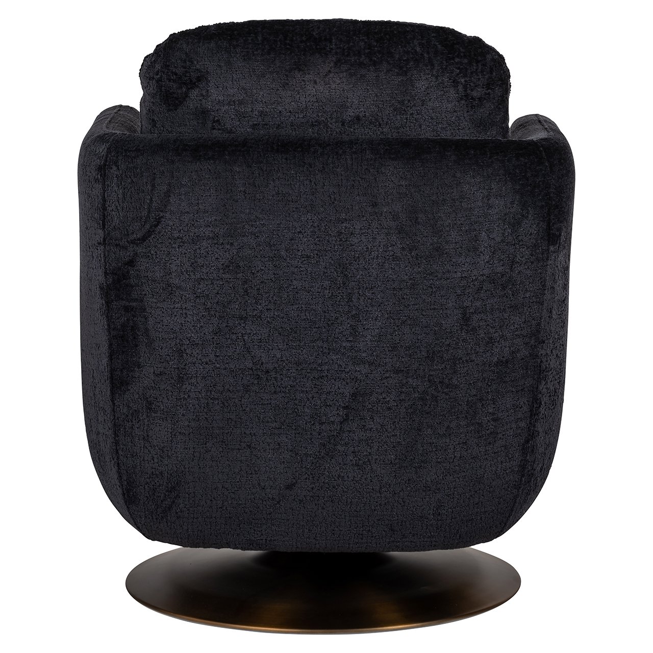 Stuhl pivotante Turner black chenille (Bergen 809 black chenille)