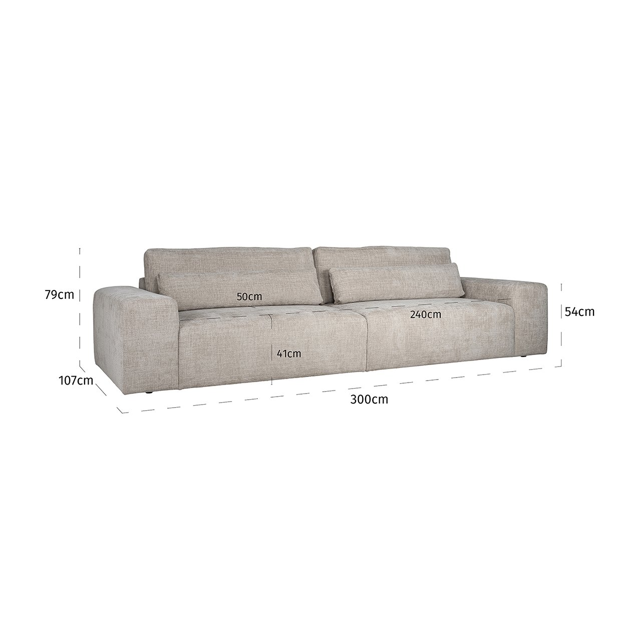 Couch Lund 4 Sitzer