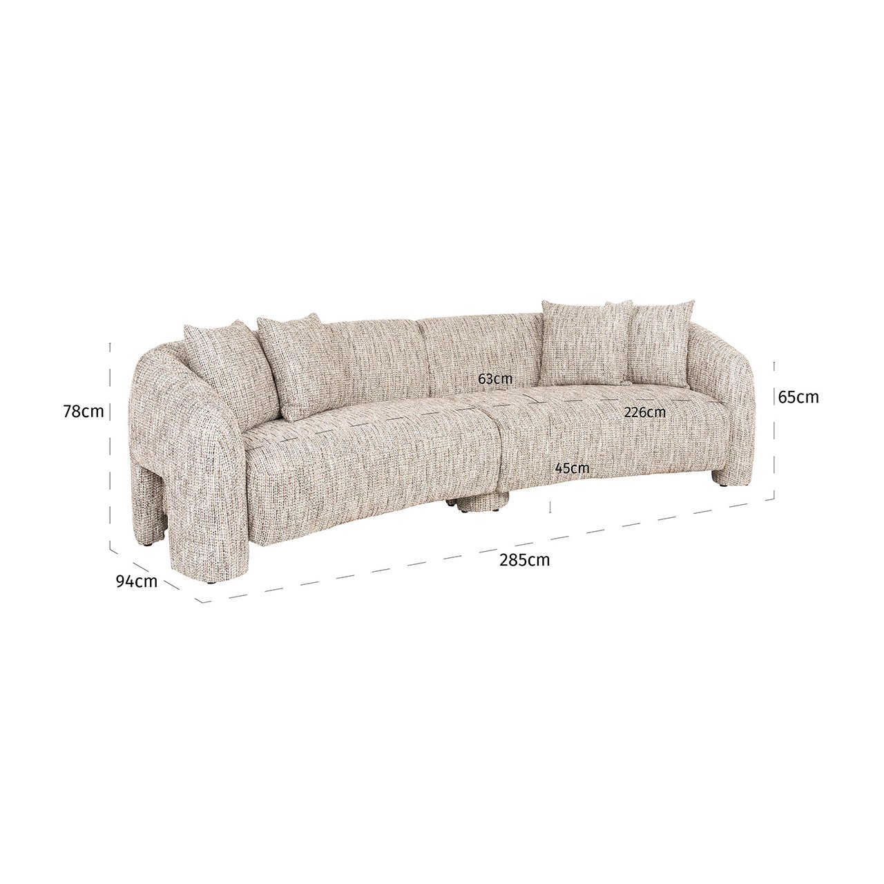 Sofa Milania trendy nature (Be Trendy 01 Nature)