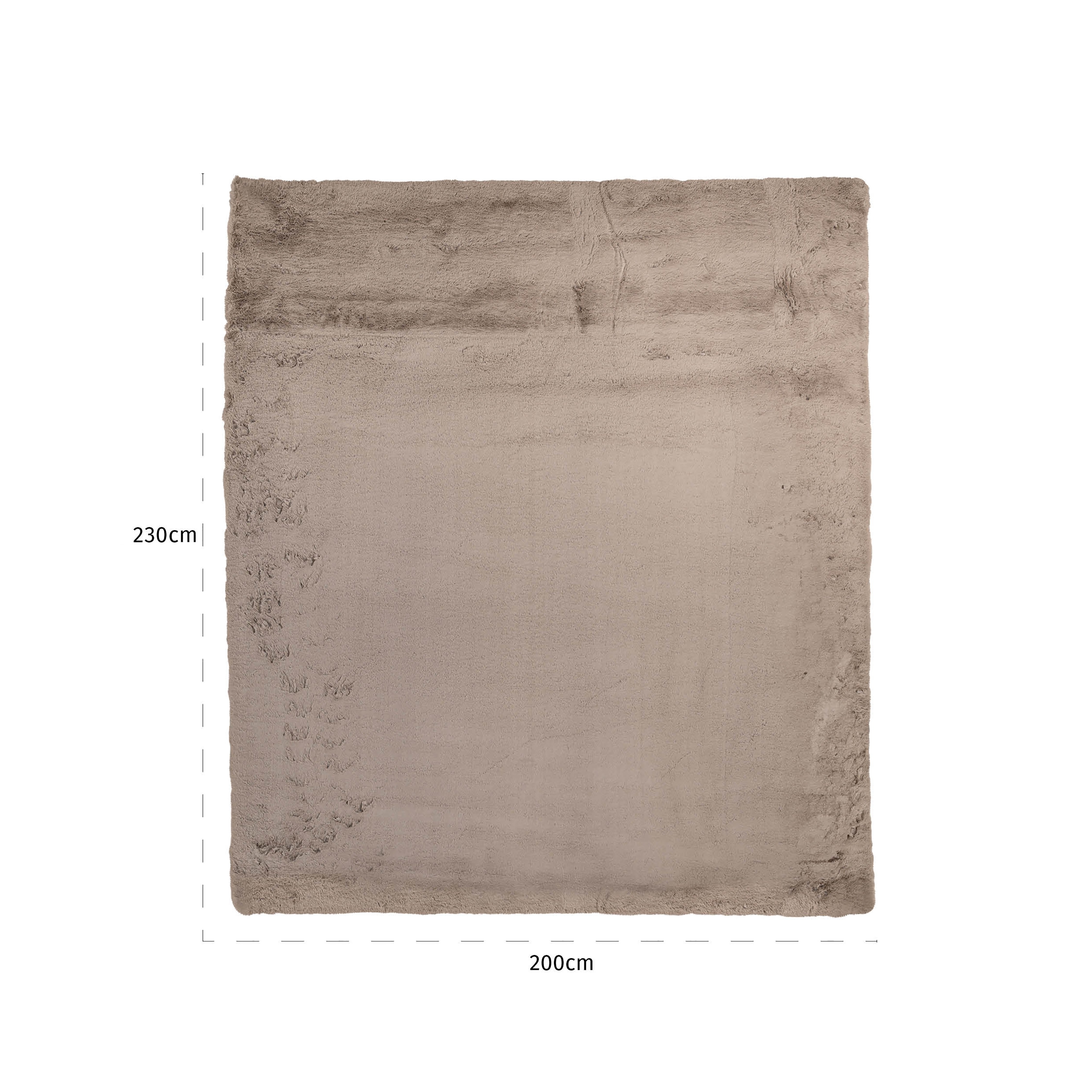 Teppich Saifo Furry 200x230 (Sand)