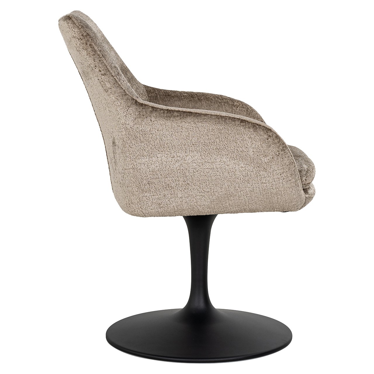 Drehstuhl Marlon taupe Chenille (Bergen 104 taupe chenille)