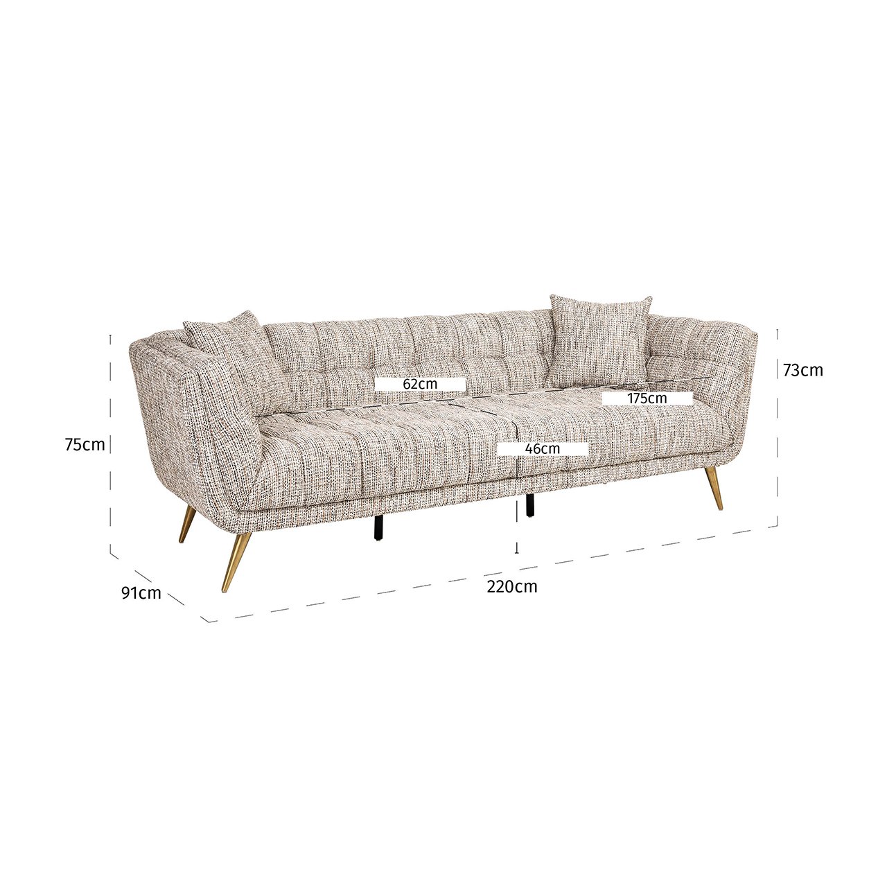 Sofa Huxley trendy nature (Be Trendy 01 Nature)