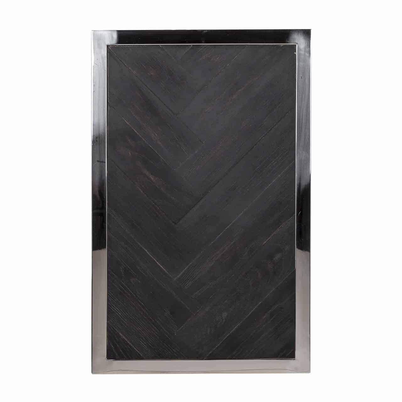 Beistelltisch Blackbone silver (Black rustic)