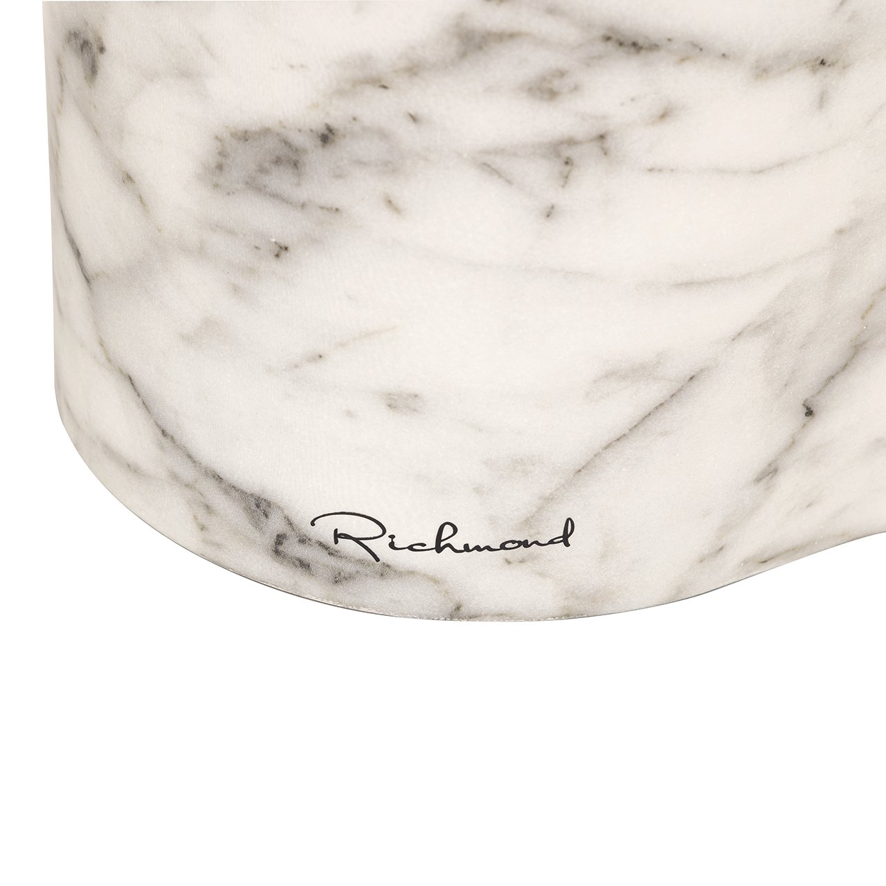 Beistelltisch Rockyard faux white marble (White)