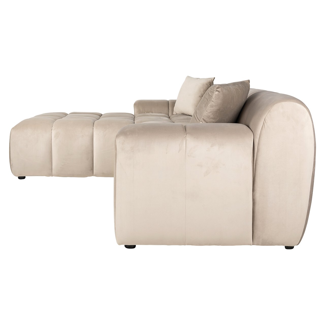 Couch Cube 3 Sitzer + Lounge Links (Quartz Khaki 903)