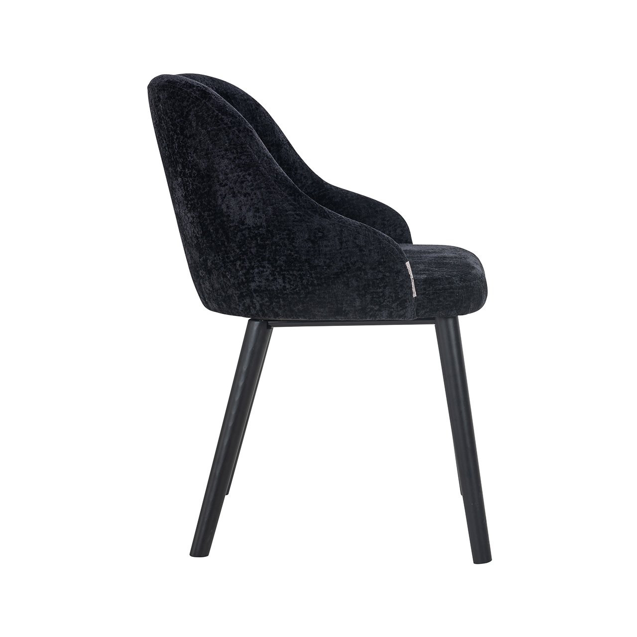 Stuhl Twiggy black chenille (Bergen 809 black chenille)