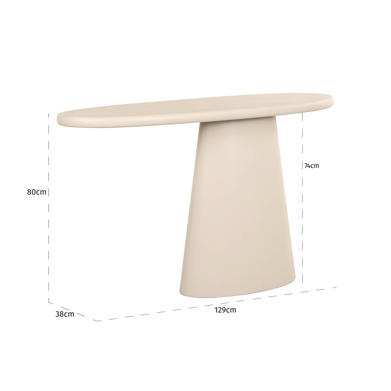 Ablagetisch Clayton (Beige)