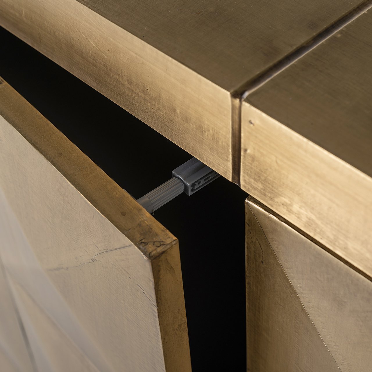 Sideboard Collada 3-Türen (Brushed Gold)