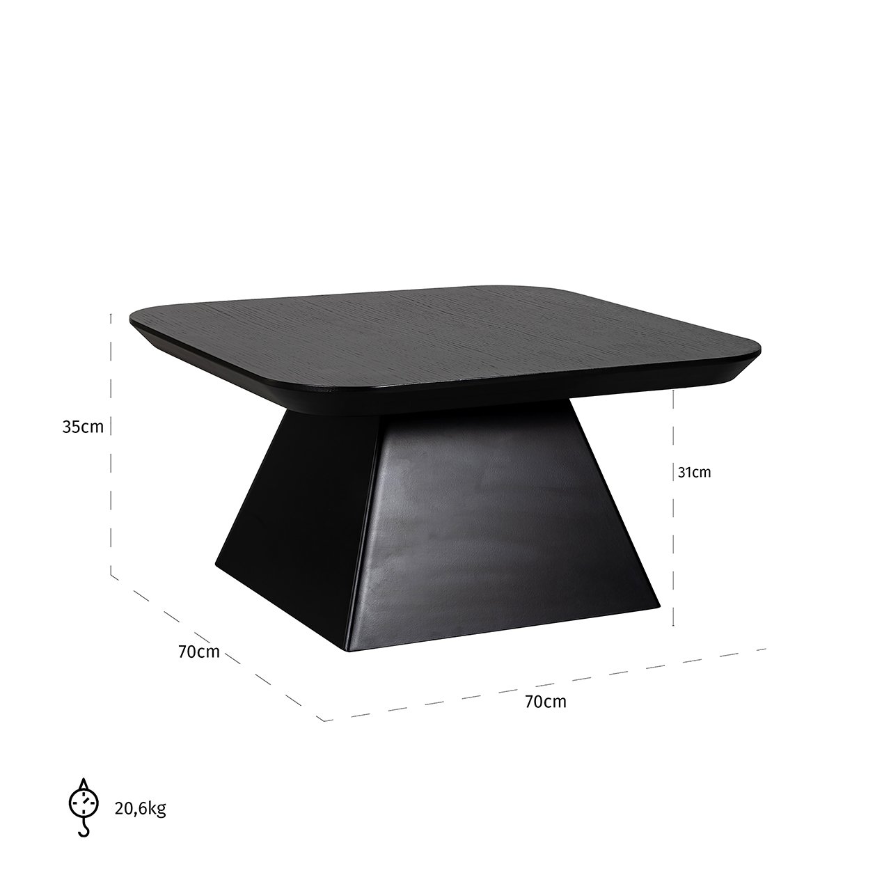 Couchtisch Bonvoy schwarz (Black)