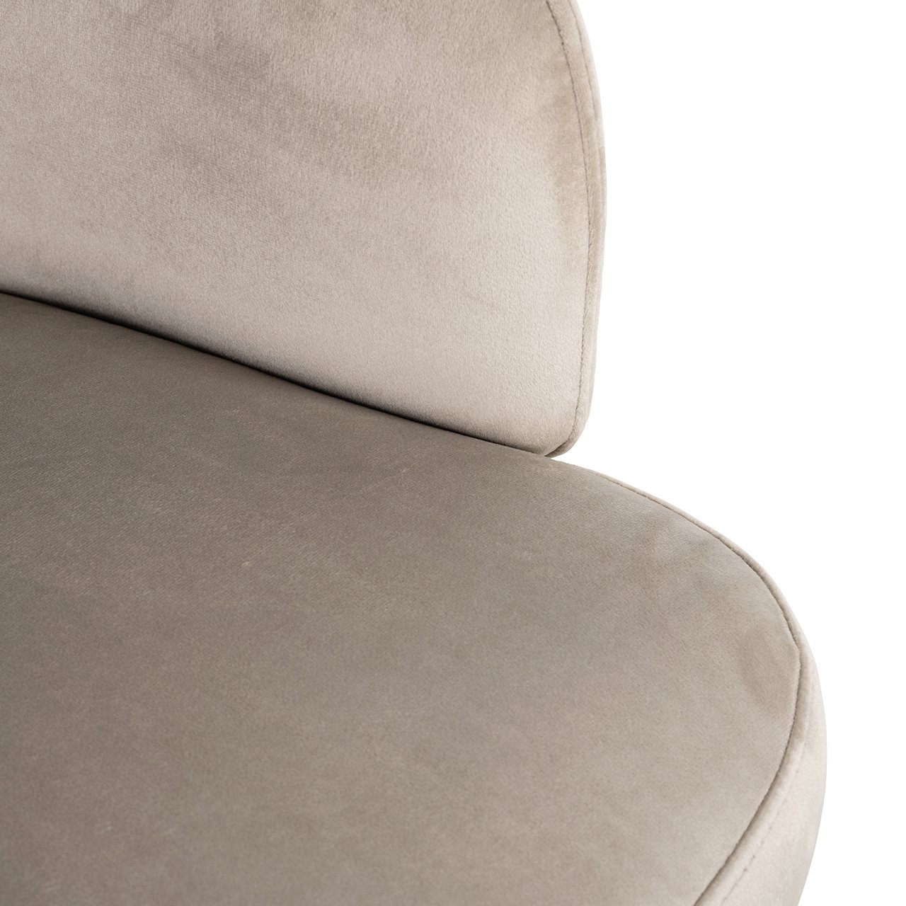 Stuhl Amphara khaki velvet fire retardant (FR-Quartz 903 Khaki)