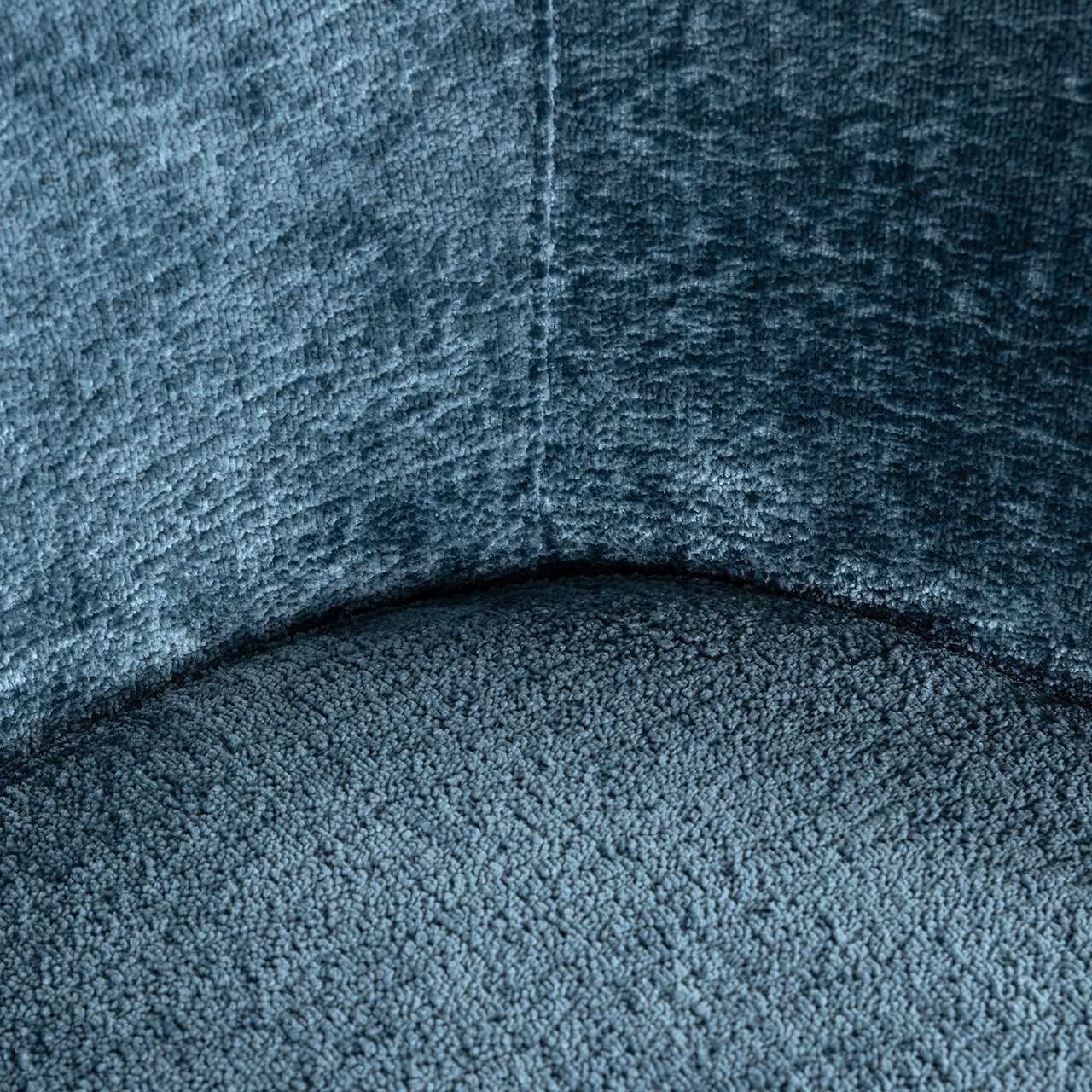 Stuhl Amphara blue chenille fire retardant (Bergen 601 blue chenille)