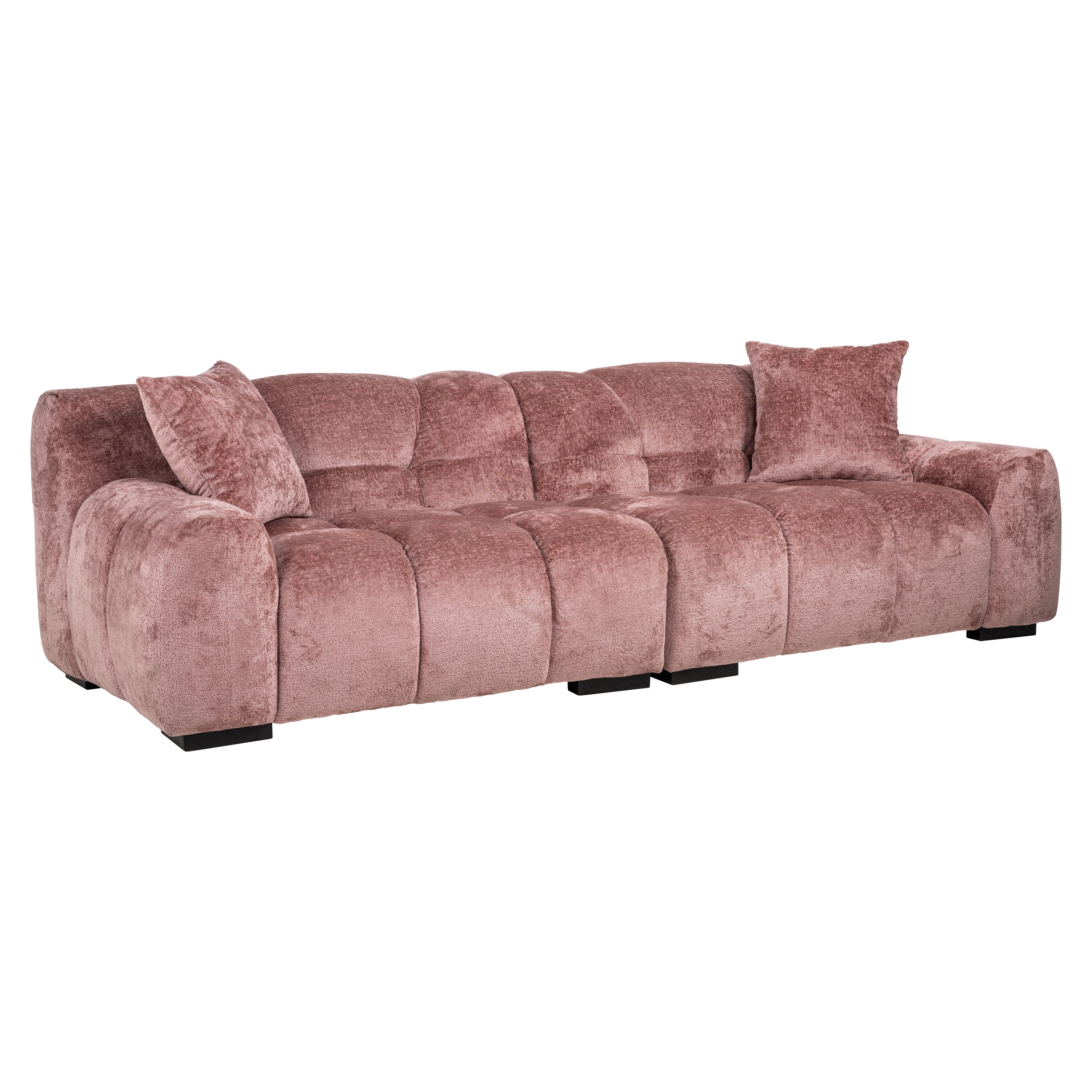 Couch Charelle rose chenille (Bergen 705 rose chenille)