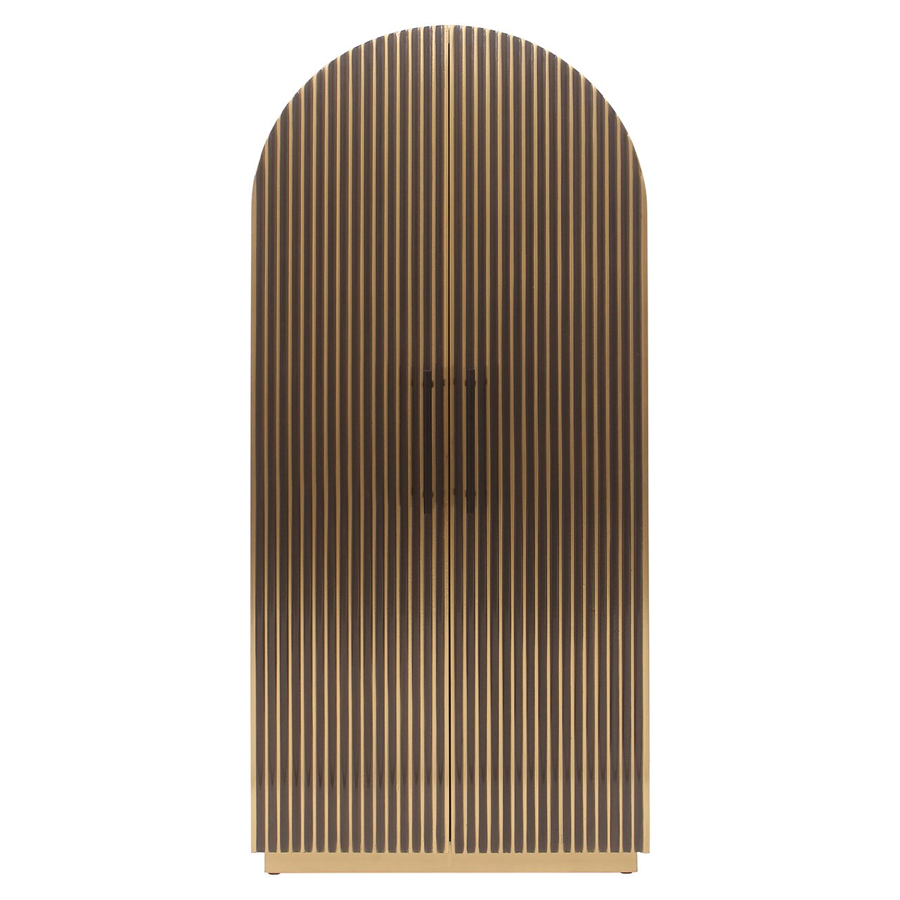 Schrank Les Arcs 2-türig (Brushed Gold)