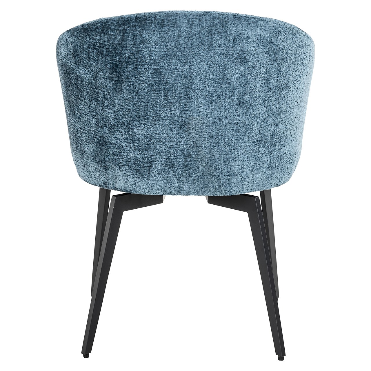 Stuhl Amphara blue chenille fire retardant (Bergen 601 blue chenille)